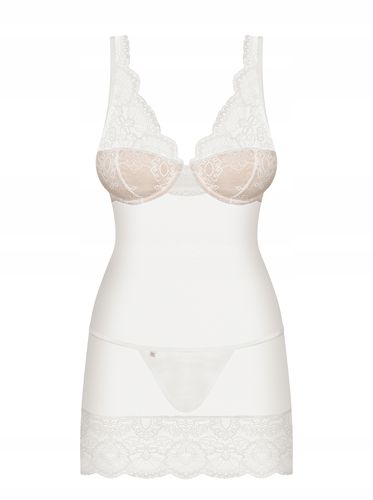 Nocna koszulka i stringi 853-CHE-2 marki Obsessive na Arena.pl