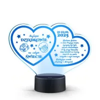 Prezent Dzień Babci i Dziadka Statuetka lampka LED