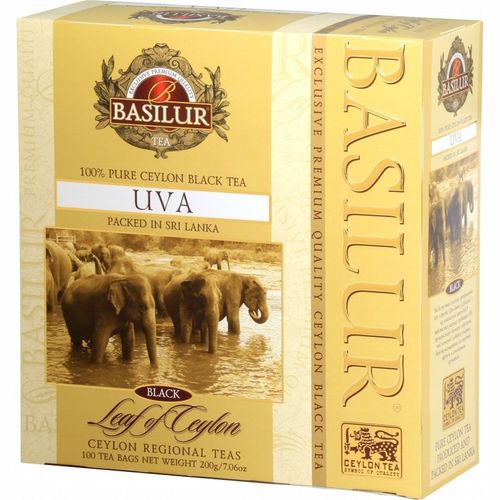 Basilur UVA herbata ekspresowa CZARNA bez dodatków CEYLON - 100 x 2 g na Arena.pl