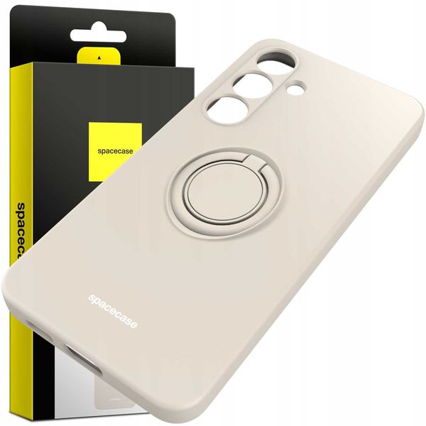 Spacecase Silicone Ring Galaxy S24 Bone zdjęcie 2