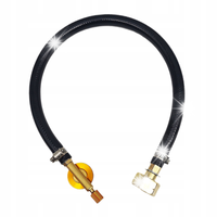 ADAPTER DO NAPEŁNIANIA KARTUSZY Z BUTLI GAZOWEJ PROPAN LPG WĄŻ 7/16 50CM