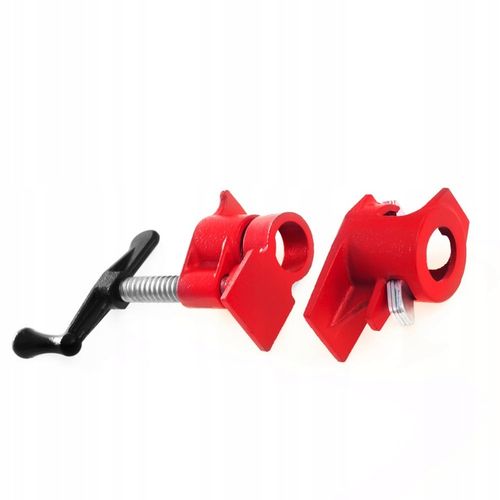 ŚCISK STOLARSKI PROFESJONALNY ZACISK 3/4" SOLIDNY RUROWY BEZKOŃCOWY na Arena.pl