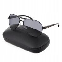 OKULARY POLARYZACYJNE PRZECIWSŁONECZNE Pilotki Czarne na Teleskopach