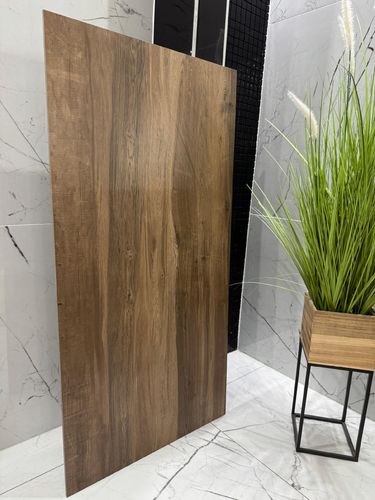 Płytka gresowa drewnopodobna 120x60 cm - ciemny dąb, format XL, gat. I na Arena.pl