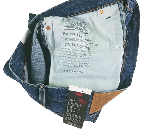 Jeansy Levi's 551z Authentic Straight 247670052 oryginalne Levisy - W36/L32 na Arena.pl