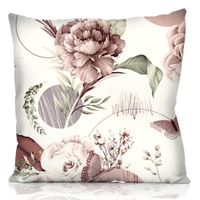 Poszewka Welurowa 45X45 Peonia 21151