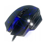 MYSZKA PRZEWODOWA MYSZ USB OPTYCZNA GAMINGOWA DLA GRACZY RGB 8 PRZYCISKÓW