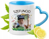 Korwin Kubek Błękitny Z Uszkiem W Kształcie Serca Na Prezent