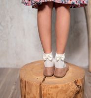 SKARPETKI DZIEWCZĘCE BOWIE 18-22 bianco