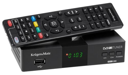 Tuner DVB-T2  H.265 HEVC Kruger&Matz na Arena.pl