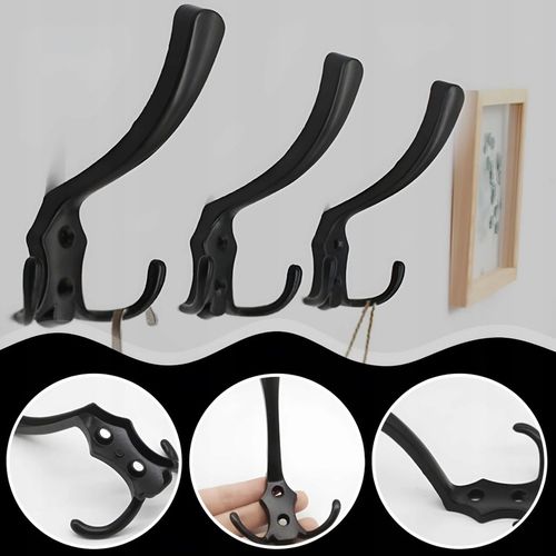 5 x Wieszak Meblowy na Ubrania Ścienny 15 Haczyków na Arena.pl