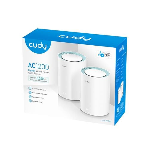 System Wi-Fi mesh CUDY M1300 5 AC1200 (2-pack) na Arena.pl