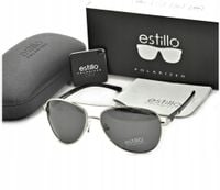 Okulary Pilotki PRZECIWSŁONECZNE Polaryzacyjne UV Męskie Damskie + Gratisy