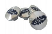 Dekielki do felg Ford srebrne 54mm. Komplet 4szt.