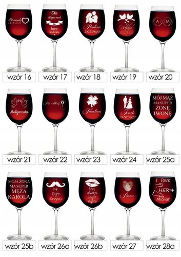 Kieliszek do wina z GRAWEREM prezent upominek urodziny dzień kobiet + KOREK na Arena.pl