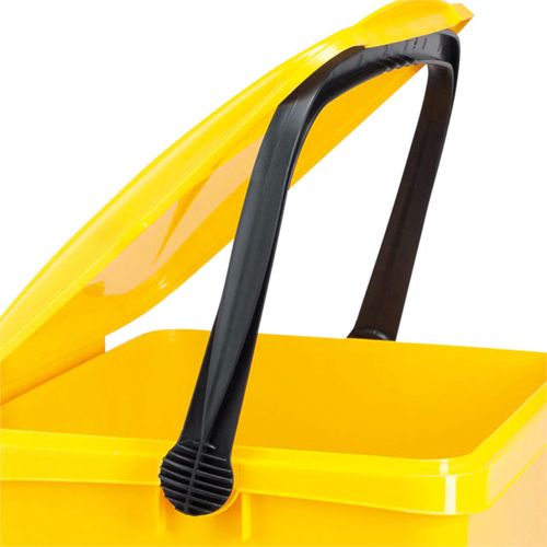 Kosz pojemnik do segregacji sortowania śmieci i odpadków - żółty Urba 21L na Arena.pl