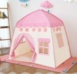 Namiot dzieciecy domek księżniczki kwiatki różowy