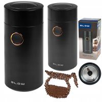 MŁYNEK DO KAWY PIEPRZU ORZECHÓW CUKRU ZIÓŁ METAL ELEKTRYCZNY MOCNY 160W 50g