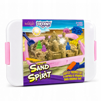 WOOPIE Zestaw Piasek Kinetyczny SAND SPIRIT Zamek 24 el. Sensoryczny Prezen