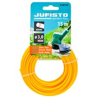 ŻYŁKA TNĄCA DO KOS I PODKASZAREK 3 MM 15 MB JUFISTO OKRĄGŁA