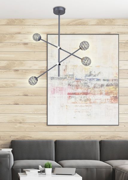 Paksos zwis 4xmax 5W G9 LED szary zdjęcie 3