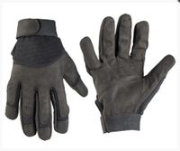 Rękawice taktyczne, strzeleckie - skóra syntetyczna + perforowany nylon