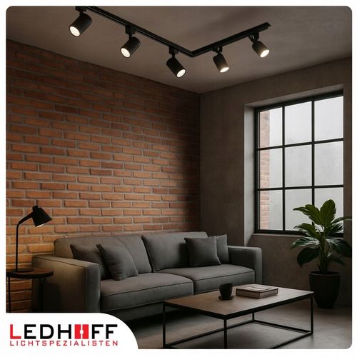 Szyna oświetleniowa LED szynoprzewód 1m czarna LISTWA z miejscem na na Arena.pl