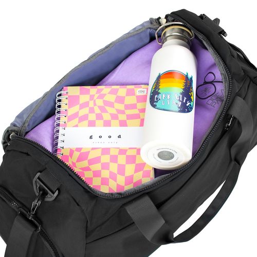 torba podróżna bagaż podręczny fitness siłowniana czarna 30 l na Arena.pl