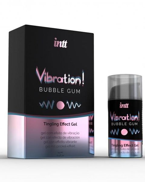 Żel VIBRATION BUBBLE GUM 15 ml zdjęcie 1