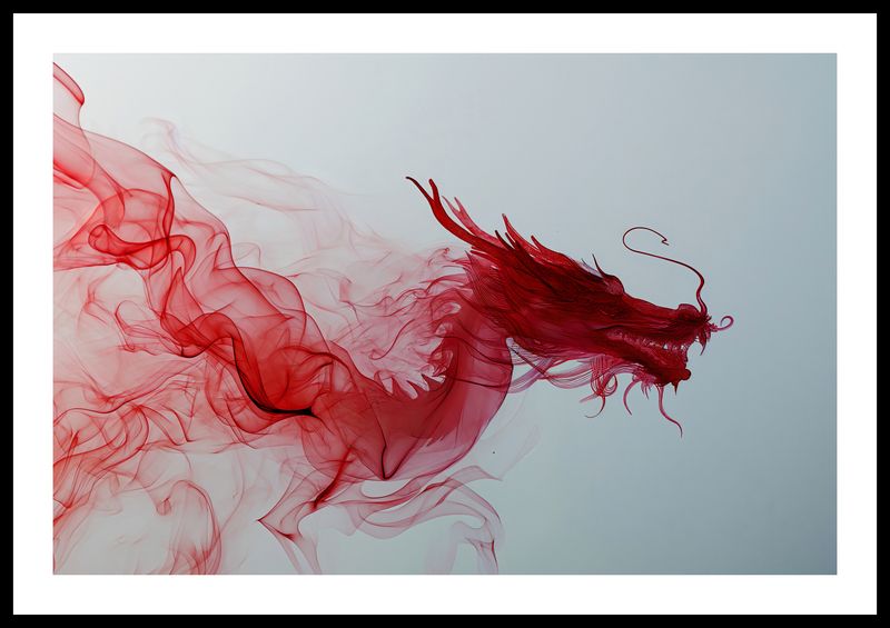 Plakat 60x40cm Smoczy Wzlot zdjęcie 3