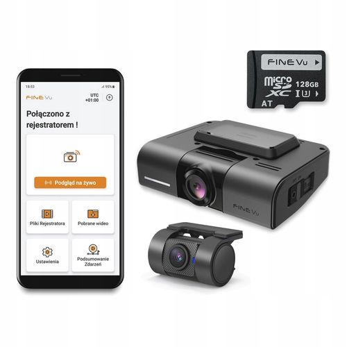 Rejestrator FineVu GX1000 wideorejestrator QHD QHD Wi-Fi GPS RADARY na Arena.pl