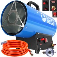 NAGRZEWNICA GAZOWA 15kW WĄŻ + REDUKTOR Ripper M80920R