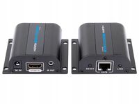 Konwerter HDMI na LAN 60m 1080p Spacetronik Przedłużacz sygnału extender