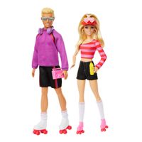 BARBIE ZESTAW LALKA BARBIE I KEN NA WROTKACH 65 ROCZNICA + AKCESORIA MATTEL