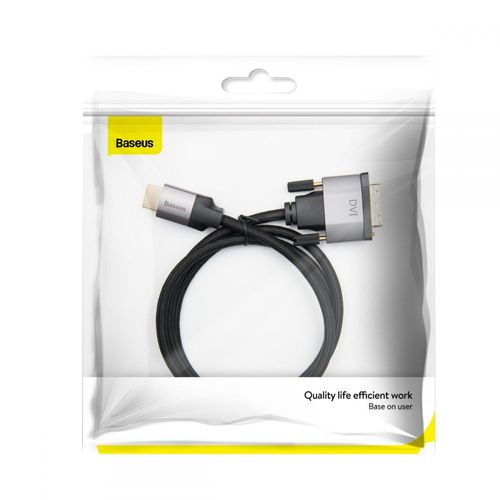 BASEUS 4K HDMI TO DVI CABLE 200CM DARK GREY na Arena.pl