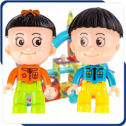 KLOCKI MAGNETYCZNE ŚWIĘCĄCE TOR KULKOWY KLOCKI KONSTRUKCYJNE KULODROM 202EL na Arena.pl