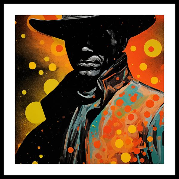 Plakat 40x40cm Kowboj Kosmosu zdjęcie 3