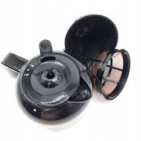 Ekspres przelewowy do kawy z młynkiem żarnowy 1000W z dzbankiem inox