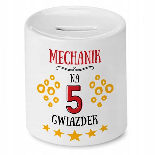 Dla Mechanika Skarbonka Na Urodziny Na Prezent Z Nadrukiem Ze Zdjęciem na Arena.pl