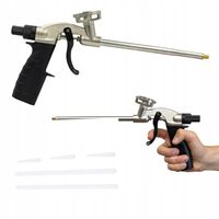 PISTOLET do piany montażowej kleju pianokleju metalowy stalowy Bauhus