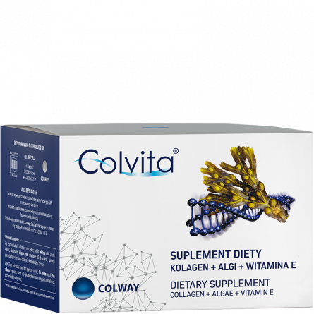 Colvita 60 kapsułek Kolagen + Algi + Witamina E zdjęcie 1