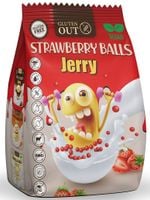 Jerry Gluten Out Kulki Zbożowe Truskawkowe Bezglutenowe 375 g
