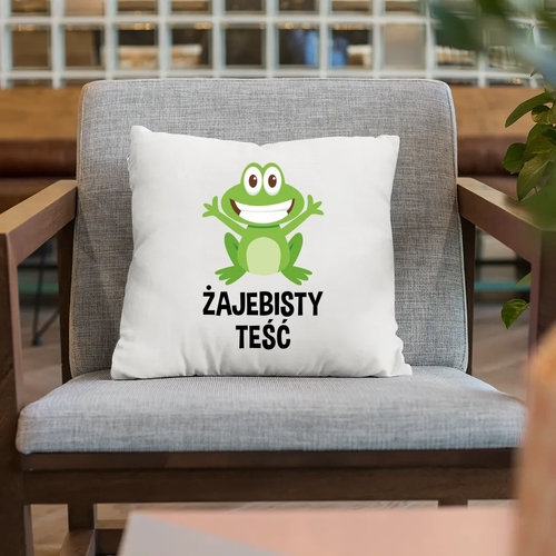 Żajebisty teść - poduszka na prezent na Arena.pl