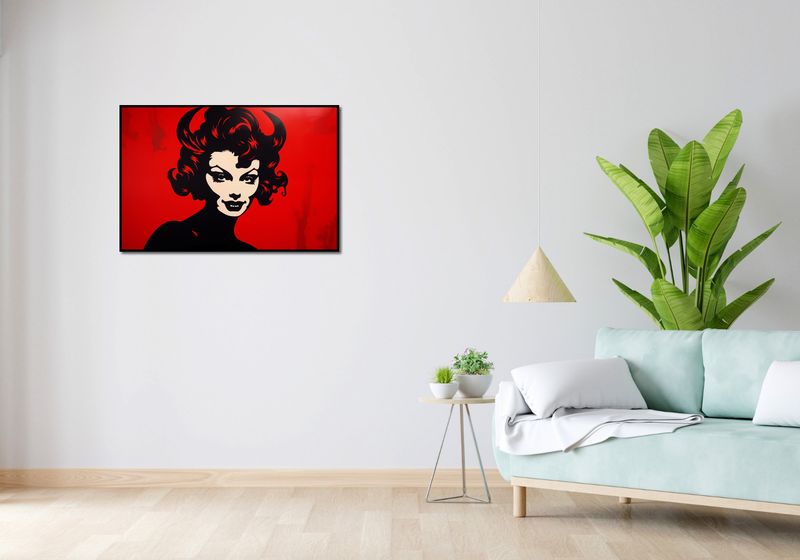 Plakat 91,5x61cm Czerwona Diablica zdjęcie 4