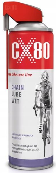 CX80 CHAIN LUBE WET MOKRY SMAR DO ŁAŃCUCHA ROWER zdjęcie 1