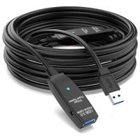 Przedłużacz USB 3.0 20m A-M/A-F z wzmacniaczem sygnału do komputeru wideo