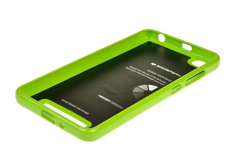 ETUI NAKŁADKA MERCURY GOOSPERY JELLY CASE do Xiaomi Redmi 4A limonka zdjęcie 2
