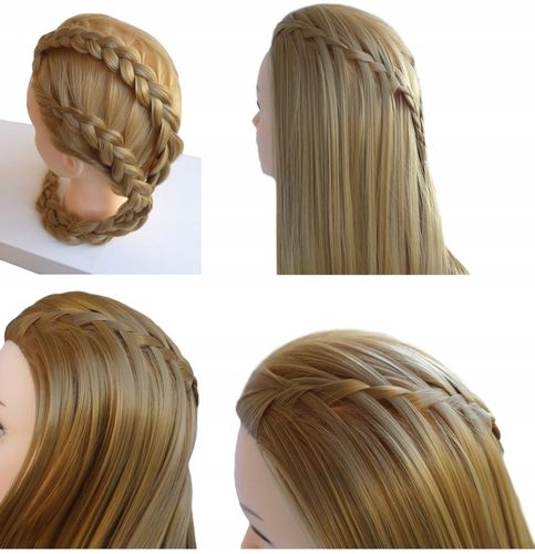 GŁÓWKA głowa treningowa fryzjerska STATYW 70-80 cm na Arena.pl