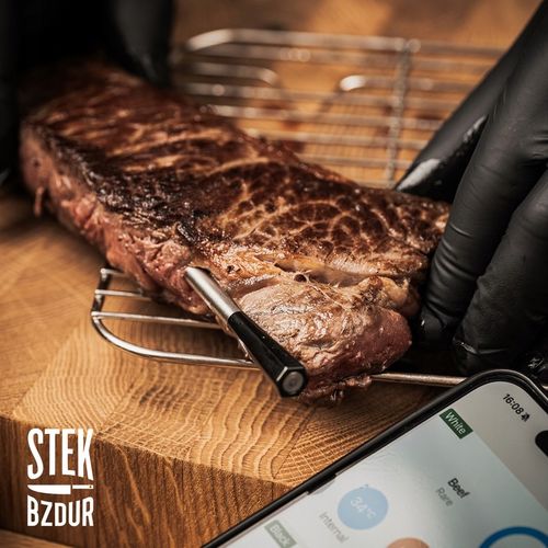 2x Bezprzewodowy Termometr Kuchenny Cyfrowy do Mięsa Steków STEK BZDUR na Arena.pl