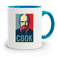 Kubek Błękitny Najlepszy Prezent Dla Kucharza Cook Z Nadrukiem Ze Zdjęciem